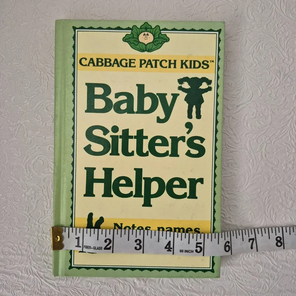 Vintage 1984 Cabbage Patch Kids Baby Sitters Helper Notes Names Numbers Book